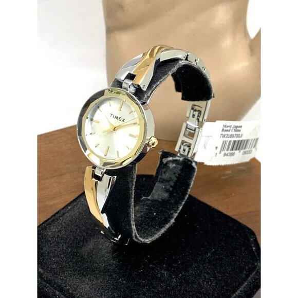 Timex Women's Watch TW2U69700 Quartz Silver Dial Two Tone Stainless Stee… - Picture 2 of 13
